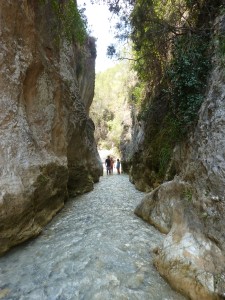 Flusswanderung durch den Rio Chillar bei Nerja